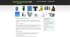 Desktop Screenshot of anemometres.com